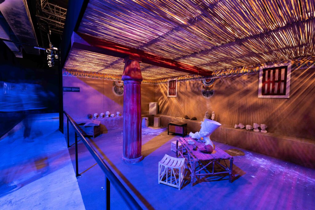 L'exposition Toutankhamon à Metz. Ici : la re-création d'un lieu de fouilles. Idéal pour une visite de groupe !